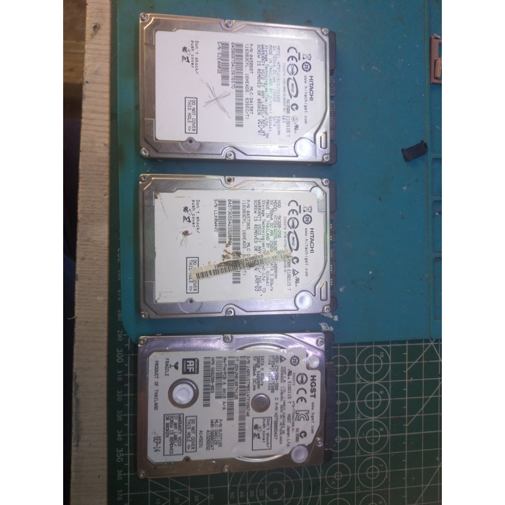 Hdd (harddisk) Laptop rusak (tidak terdetect)