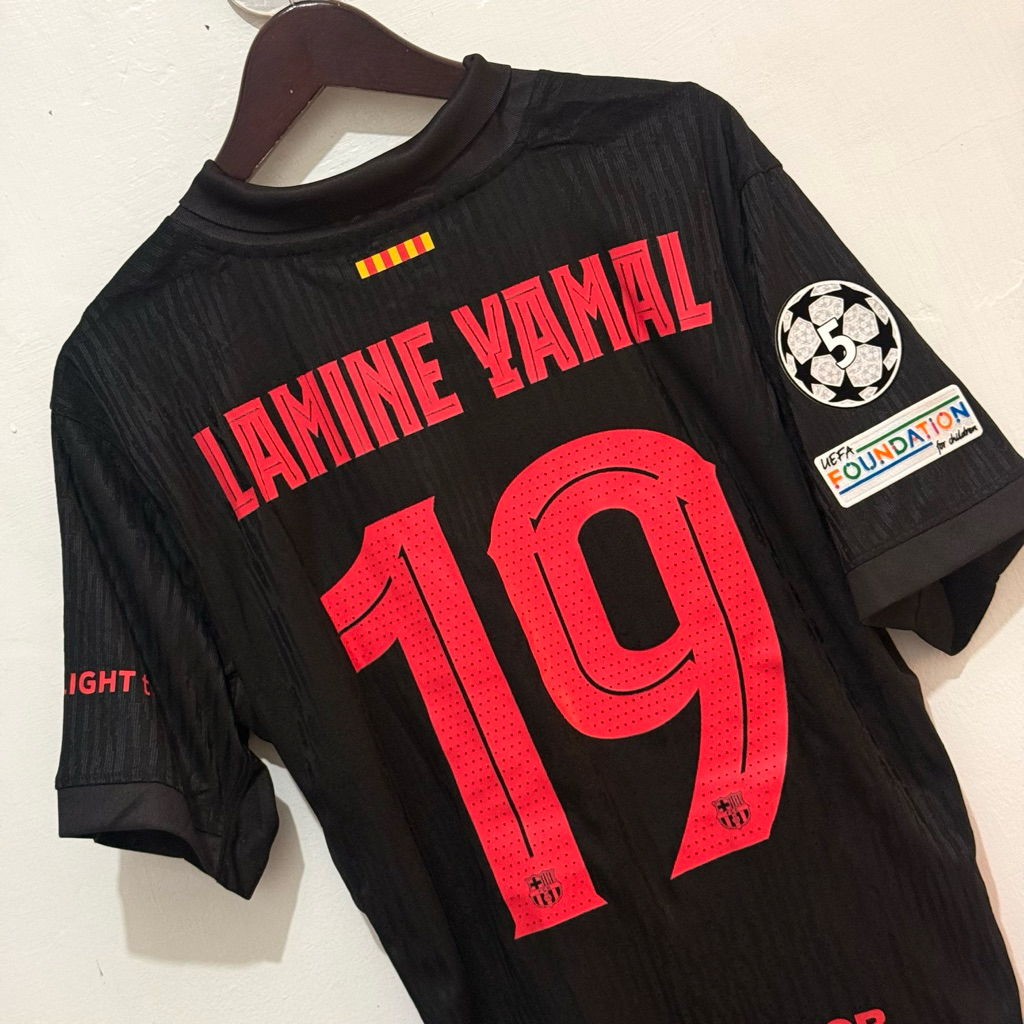 JERSEY BARCA AWAY PLAYER ISSUE 2024/2025 SHORTSLEEVE PLAYER ISSUE - LAMINE