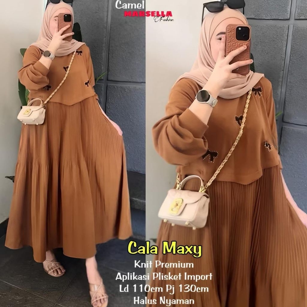 cala nurka dress knit by marsela gamis rajut bigsize ld 140 dress plisket knit dress bangkok gamis k