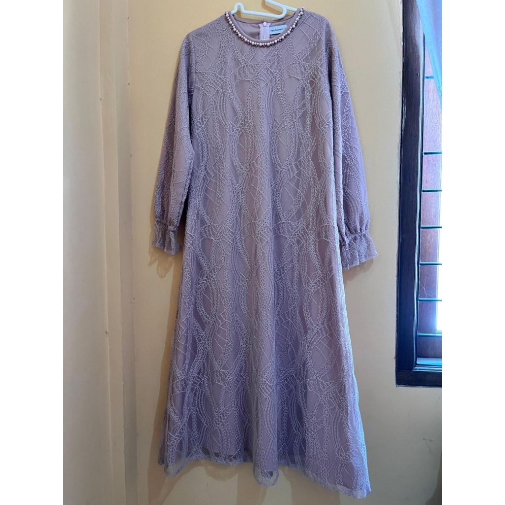 Dress Brukat By Welly boutique-Preloved-BabyPink