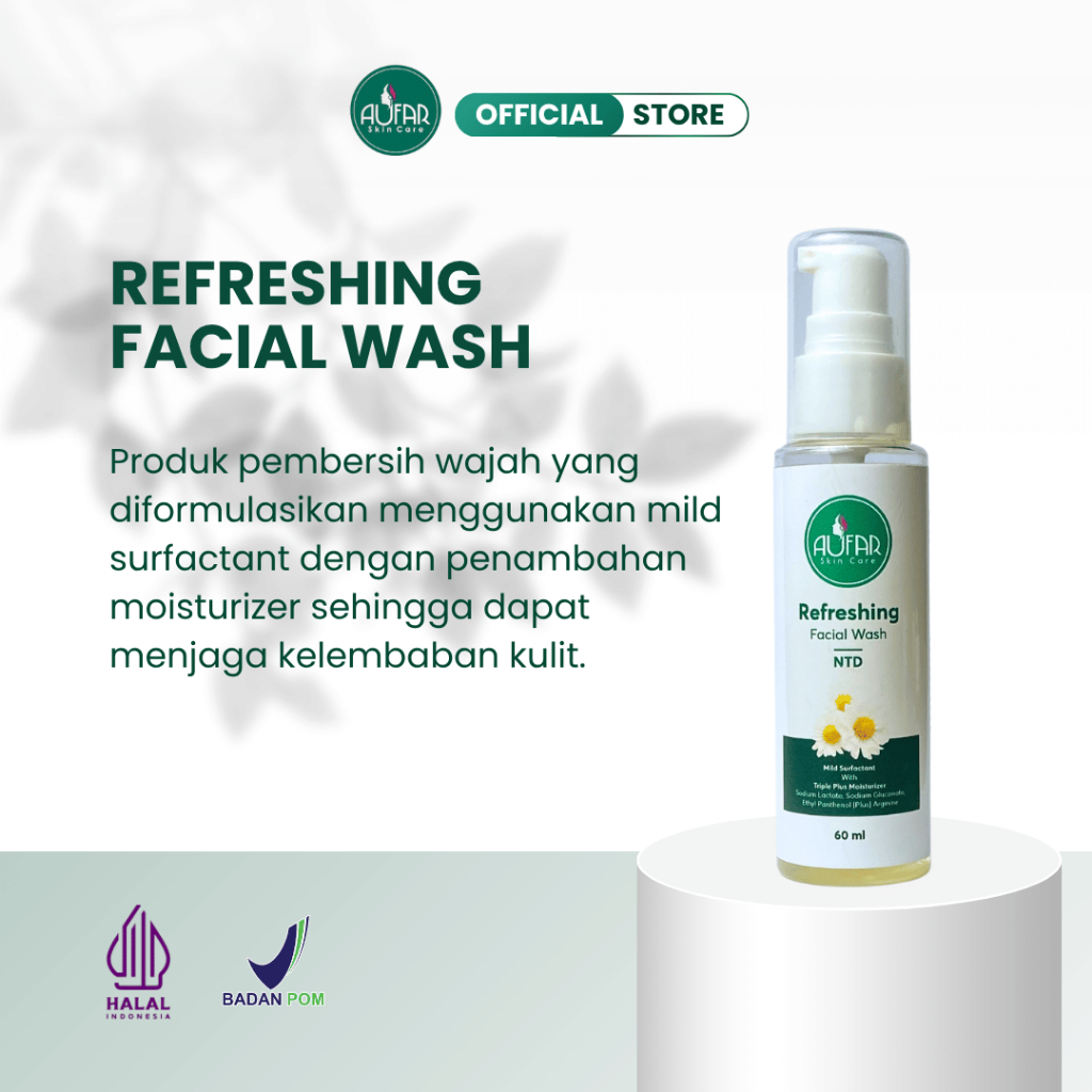 Refreshing facial wash NTD