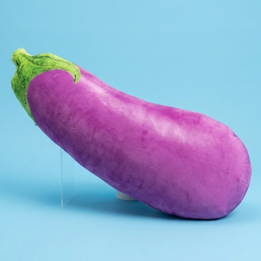 Boneka Terong Eggplant 75 cm Bahan Yelvo Isian Dakron