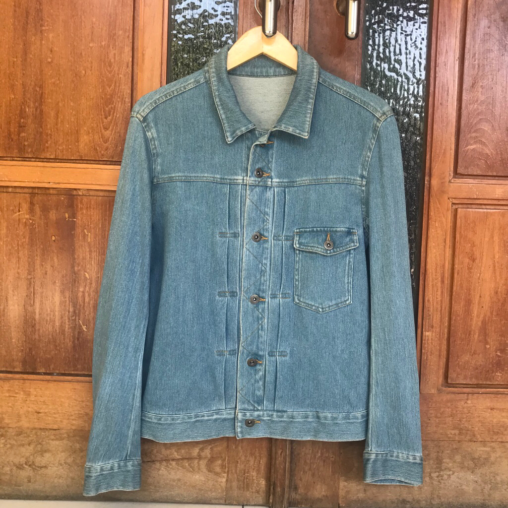 GU Boxy Type 1 Soft-Denim Jacket