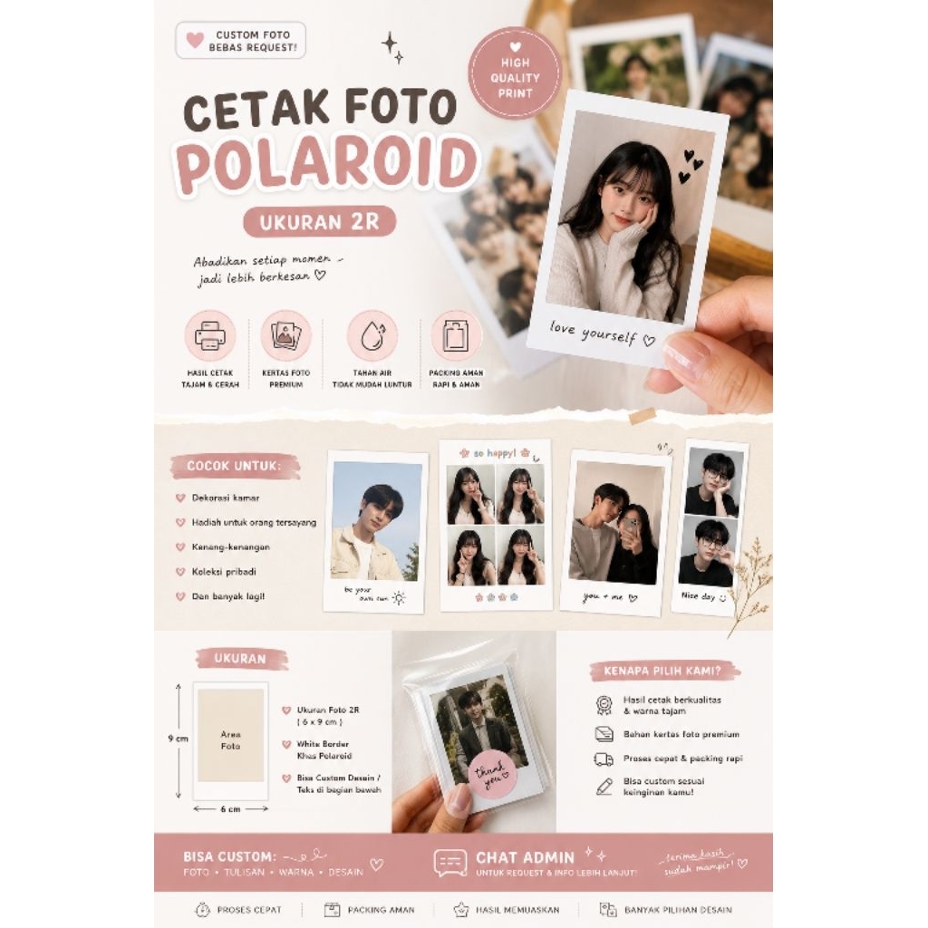 jasa edit foto polaroid