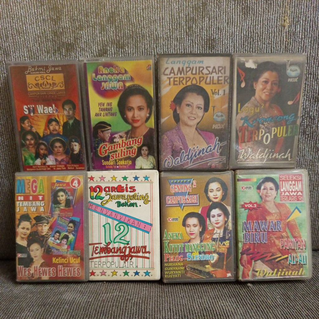 kaset campursari / campur sari / jawa - waldjinah & didi kempot & manthous