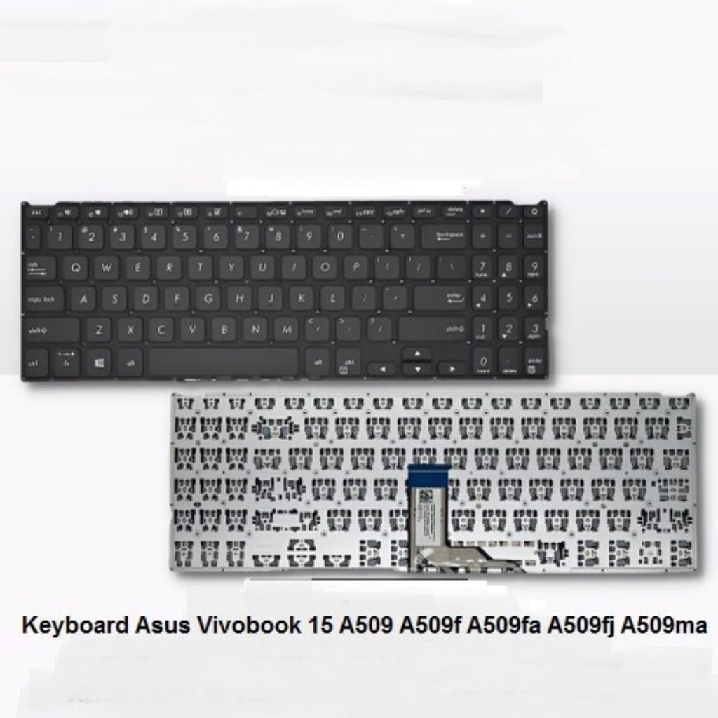 KEYBOARD ASUS VIVOBOOK 15 A509 A509F A509FA A509J A509JA X509 X509B X509BA M509 M509B M509BA HITAM