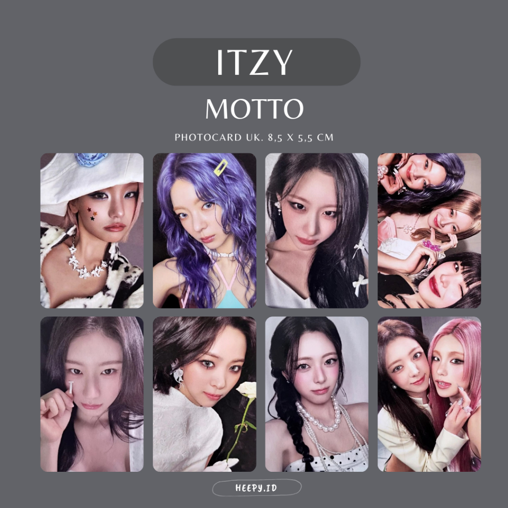[ITZY] UNOFFICIAL PHOTOCARD ITZY MOTTO