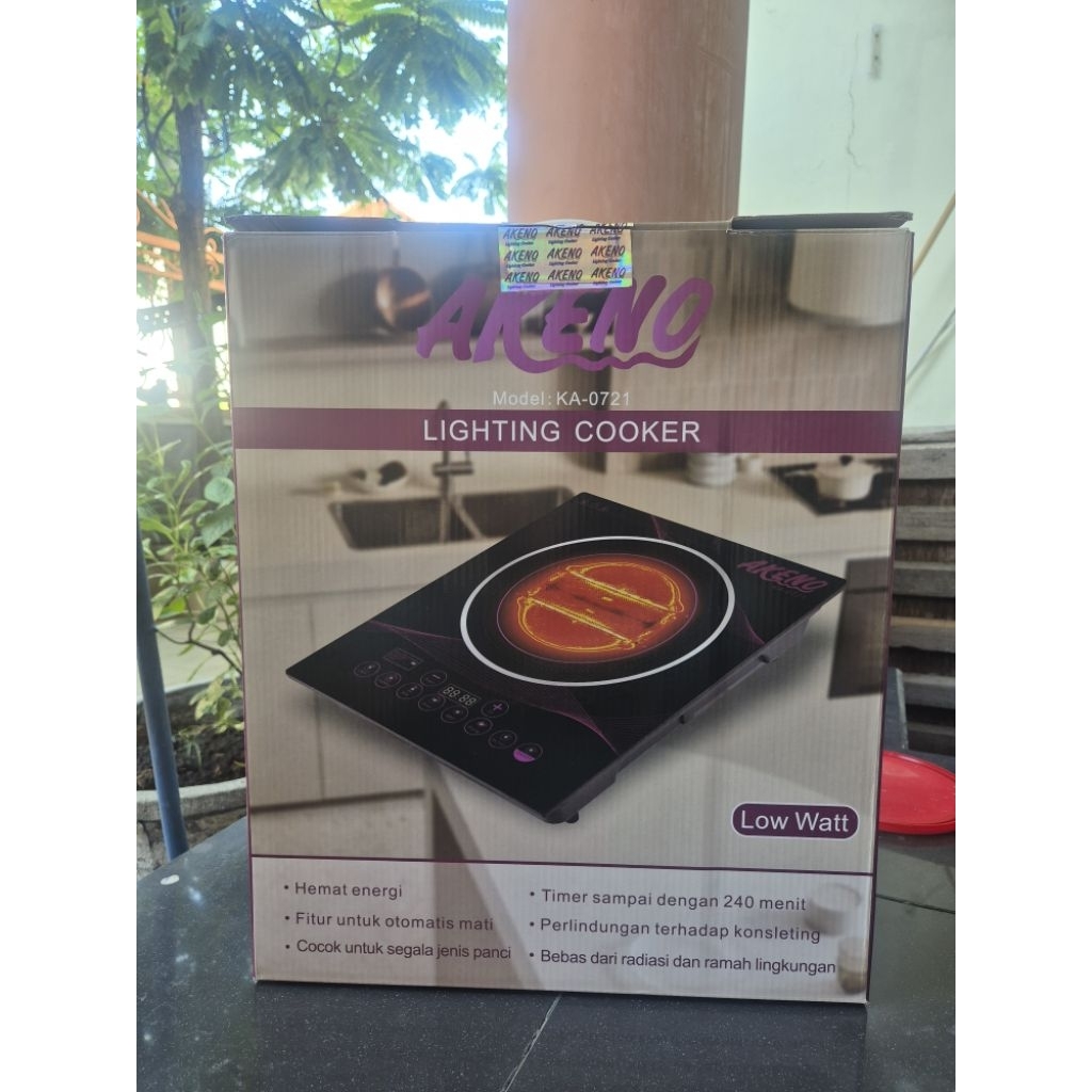 Preloved AKENO Lighting Cooker | AKENO kompor listrik | AKENO KA-0721 | Kompor Listrik Low Watt
