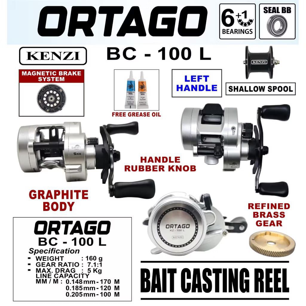 reel round drum kenzi Ortago 100L