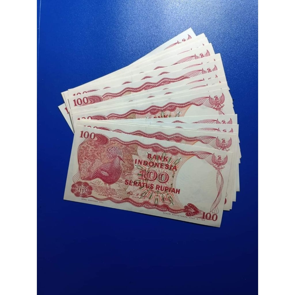 Uang Kuno 100 Rupiah Burung Goura 1984