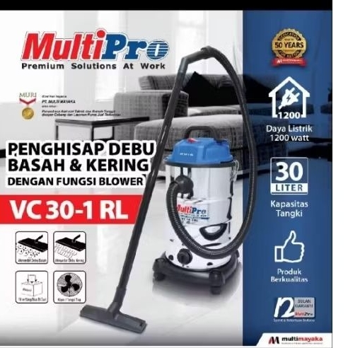 Vacuum Cleaner 30 Liter MULTIPRO