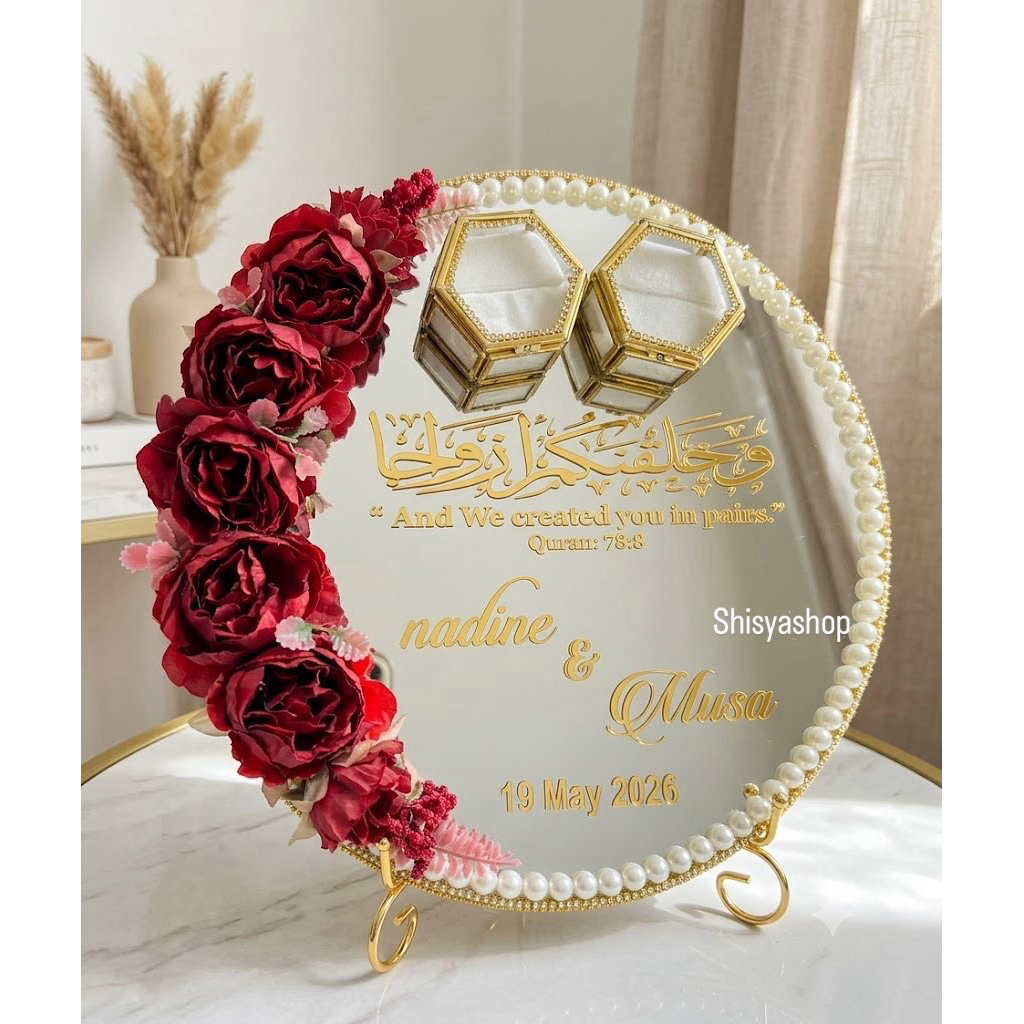 nampan hantaran / nampan lamaran / box lamaran / ring box lamaran / kotak perhiasan / kotak cincin /