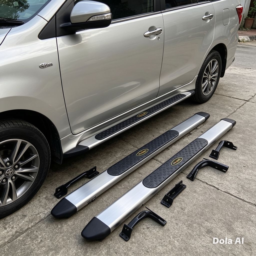 sporty foot step samping mobil RUSH / TERIOS injakan kaki samping mobil
