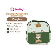 Snobby Tas Kecil / Snobby Tas Bayi Kecil Dirgha / Snobby Diaper Bag Kecil / Tas Botol Susu