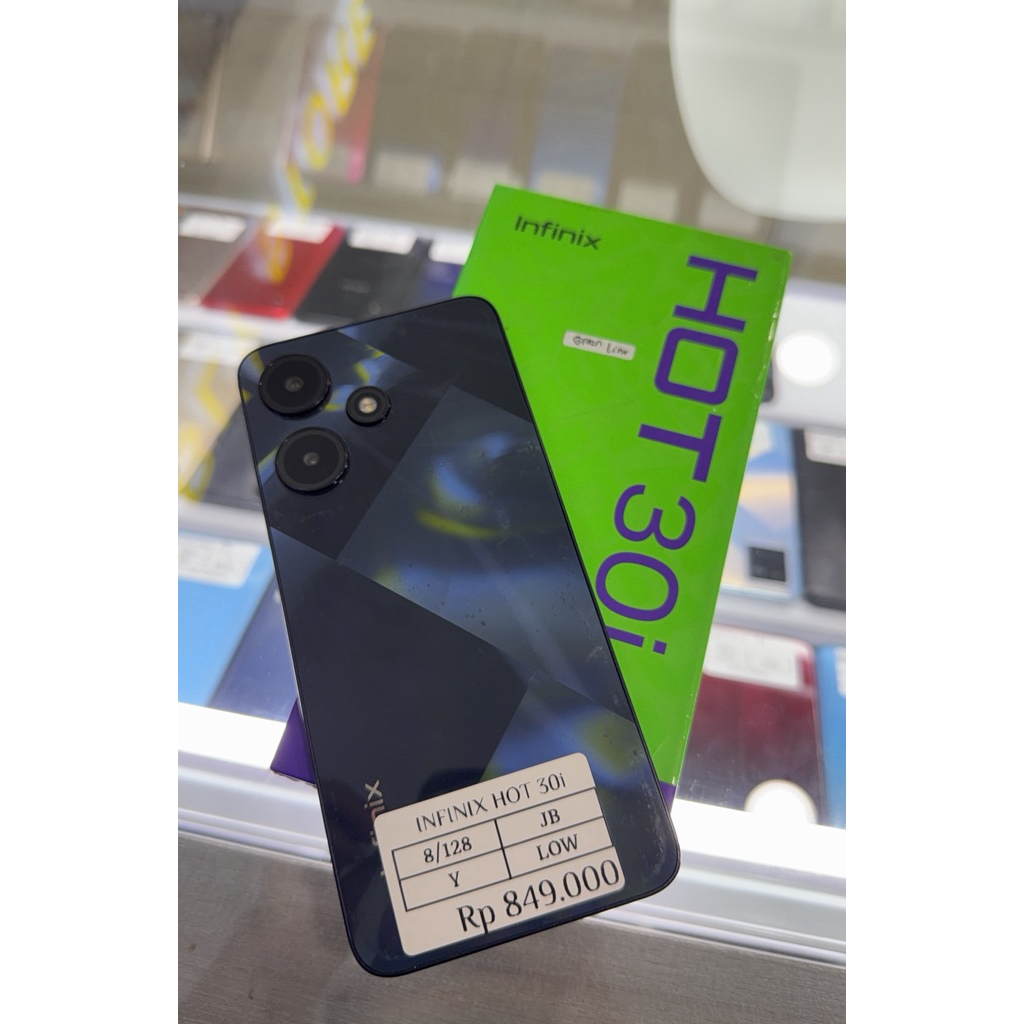 INFINIX HOT 30I 8/128 SECOND FULLSET