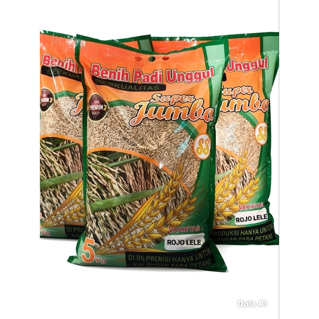Benih padi kualitas unggul ROJOLELE kemasan 5kg