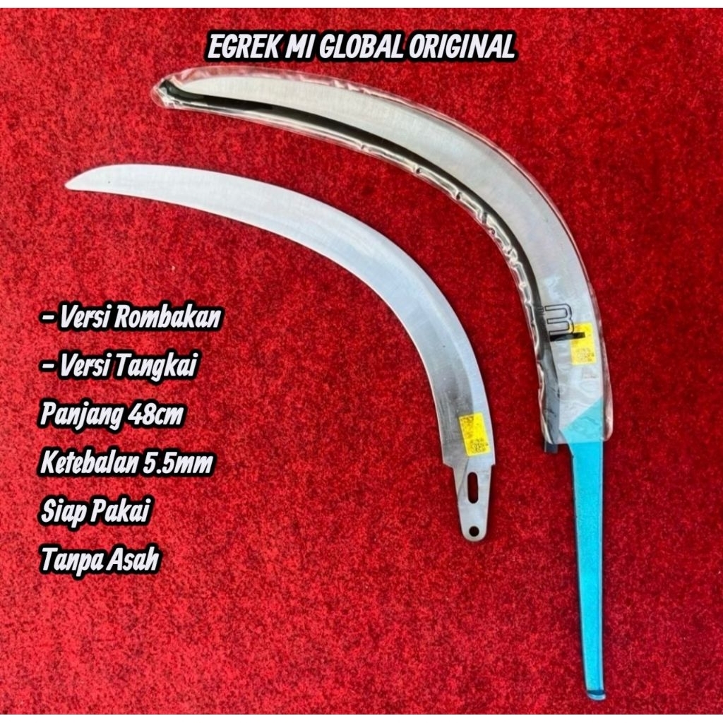 egrek MI Global Original Malaysia siap pakai Tanpa Asah