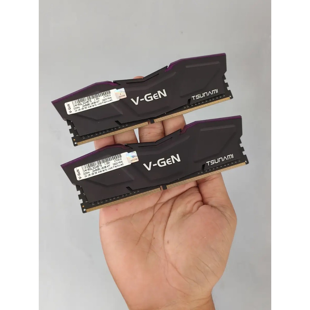 RAM VGEN TSUNAMI 16GB (2X8) DDR4 3200MHz - LIFETIME GARANSI