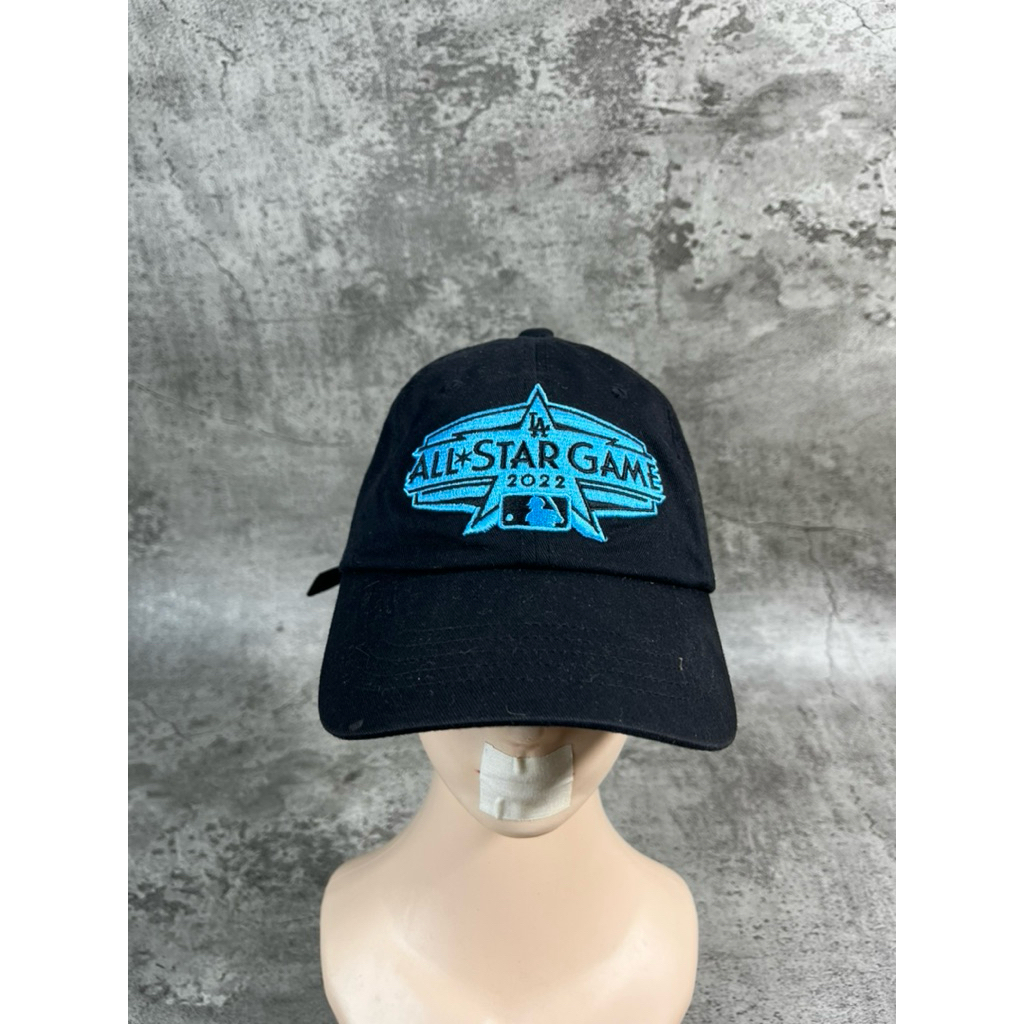topi cap MLB x NY allstar game hitam logo biru Size dewasa