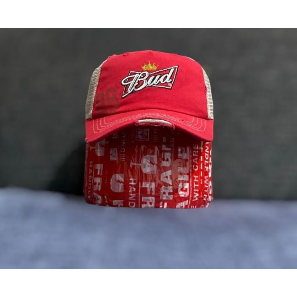 Topi Vintage NASCAR Kevin Harvick Budweiser Trucker Hat Second
