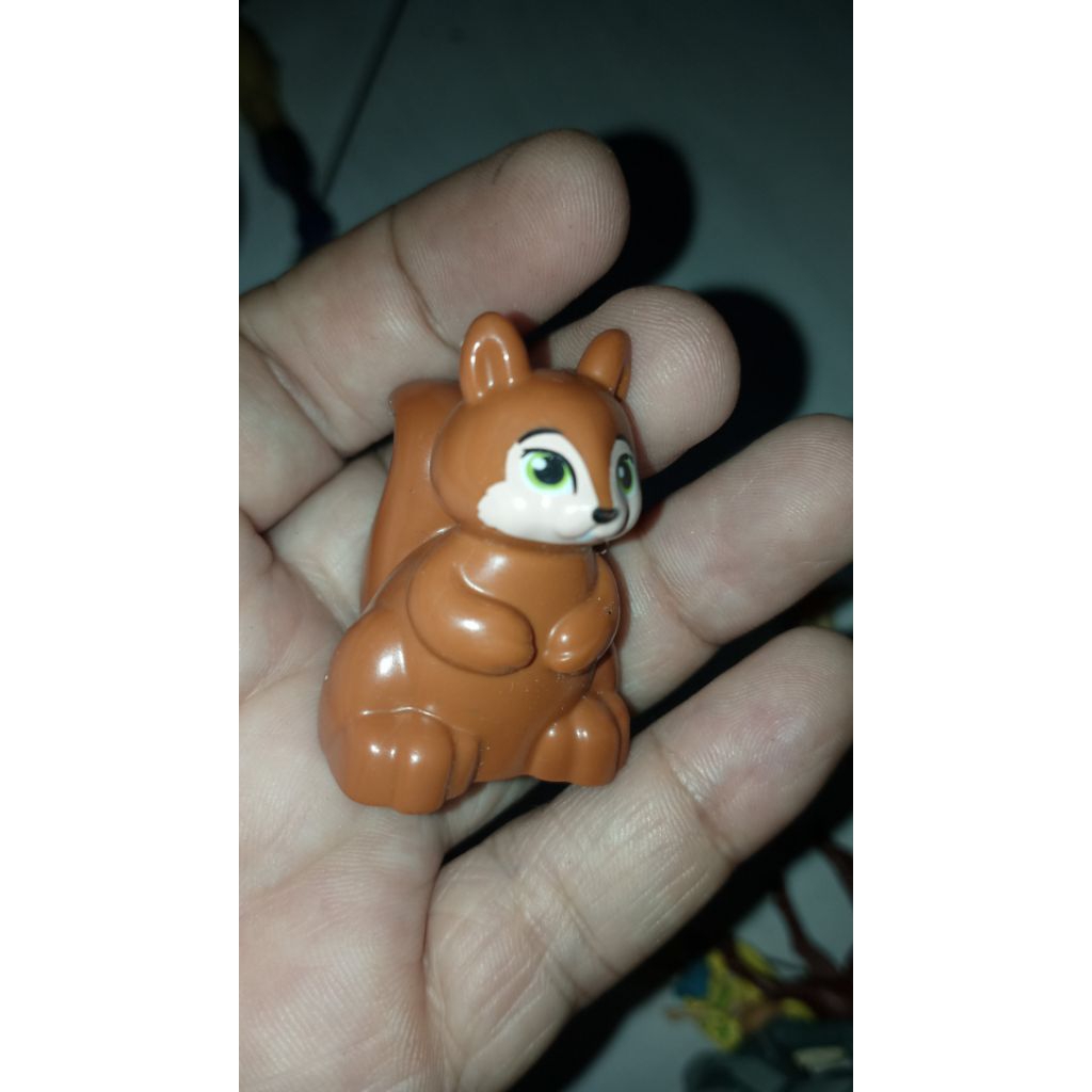 miniatur Figure hewan binatang tupai Lego duplo