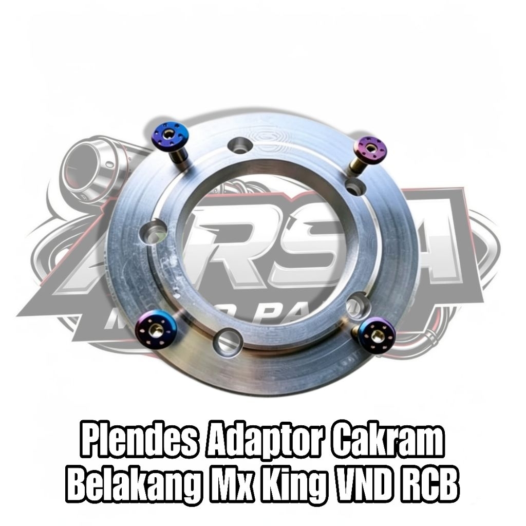 Plendes Adaptor Cakram Belakang VND RCB Mx King Lubang 5 Vrossi Copy RCB Lubang 4
