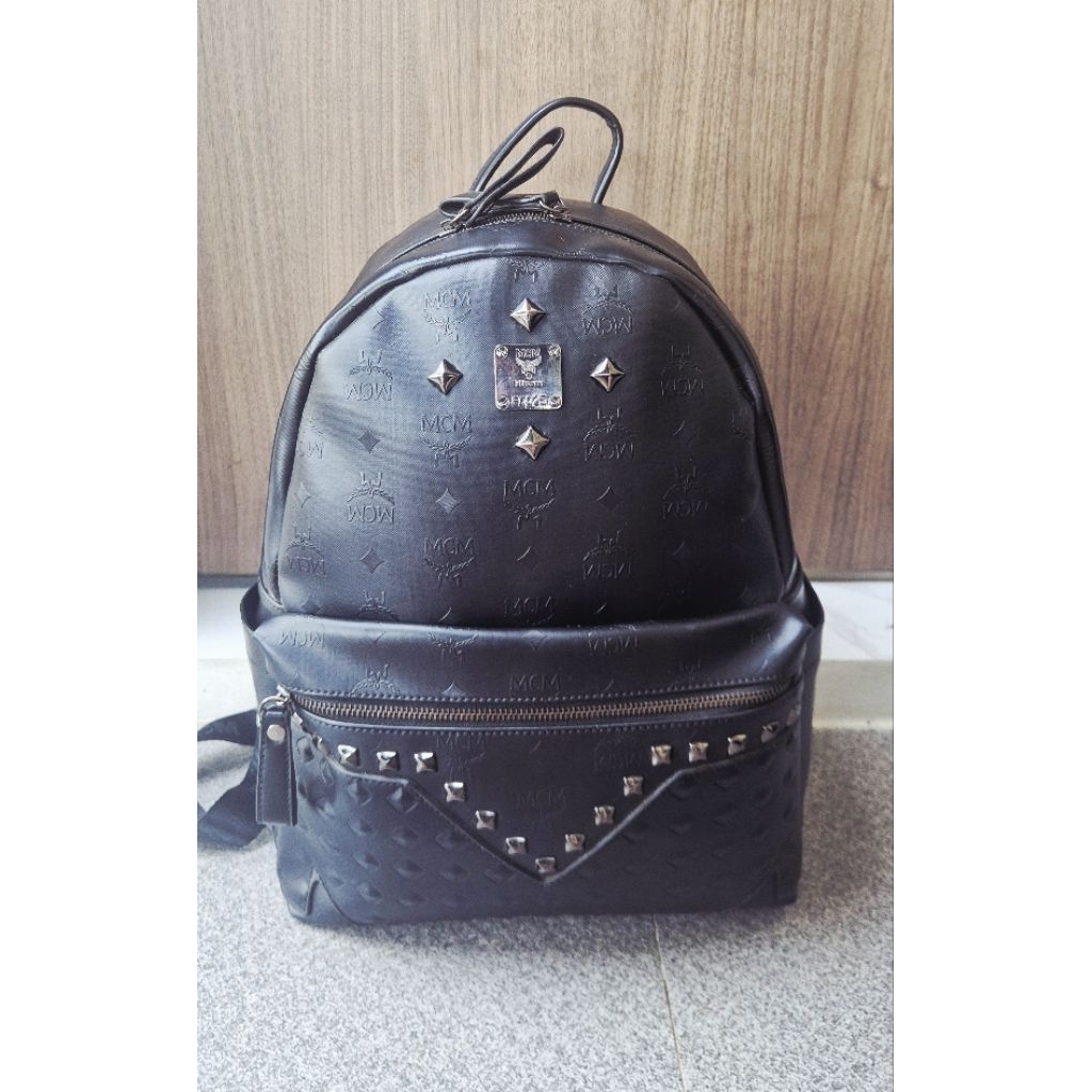 Ransel MCM black/ Backpack Mcm Black (second)