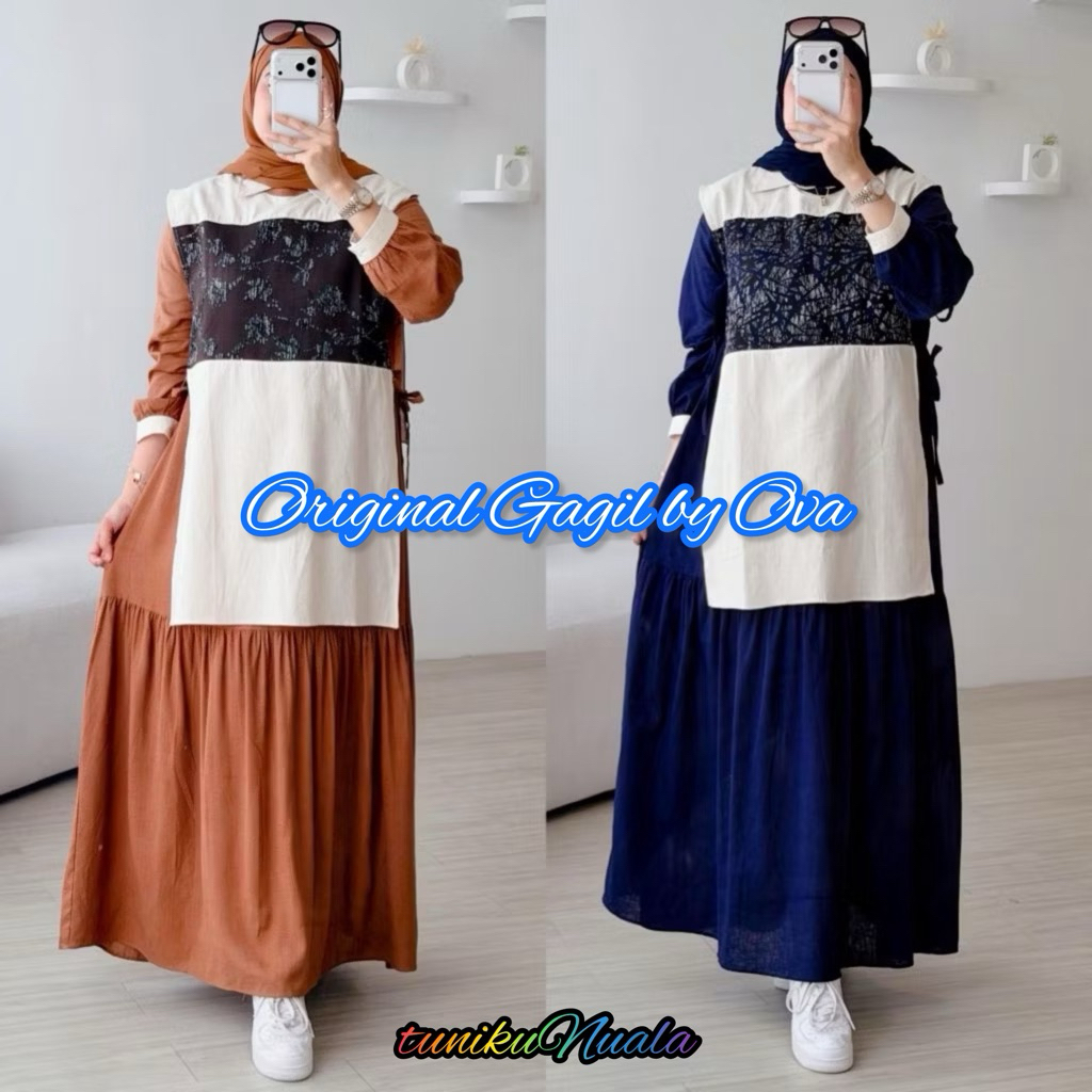 ZYVANA SET PREMIUM ORIGINAL BY GAGIL OVA dan ADZKIA DRESS PREMIUM ORIGINAL GAGIL BY OVA