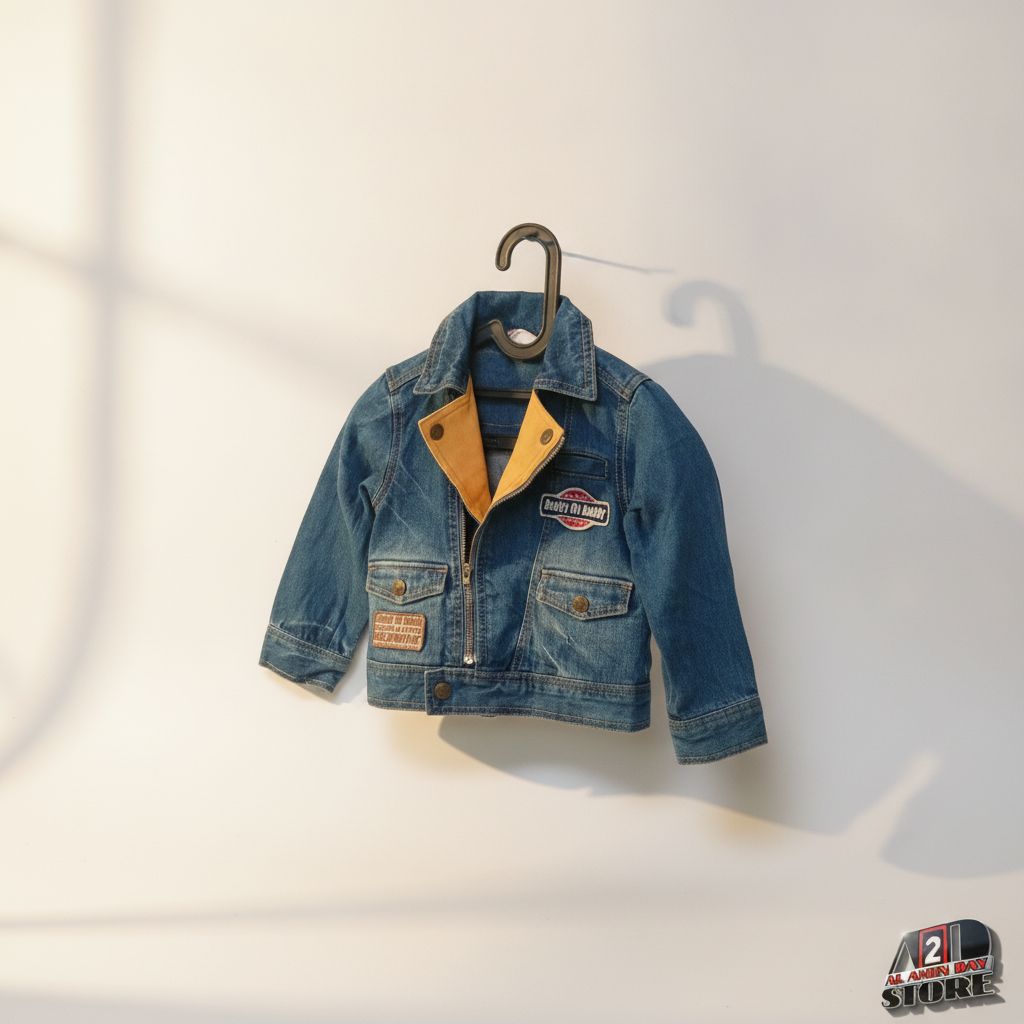 Dady oh Dady Ramones Jacket Denim Tebal Unik Langka