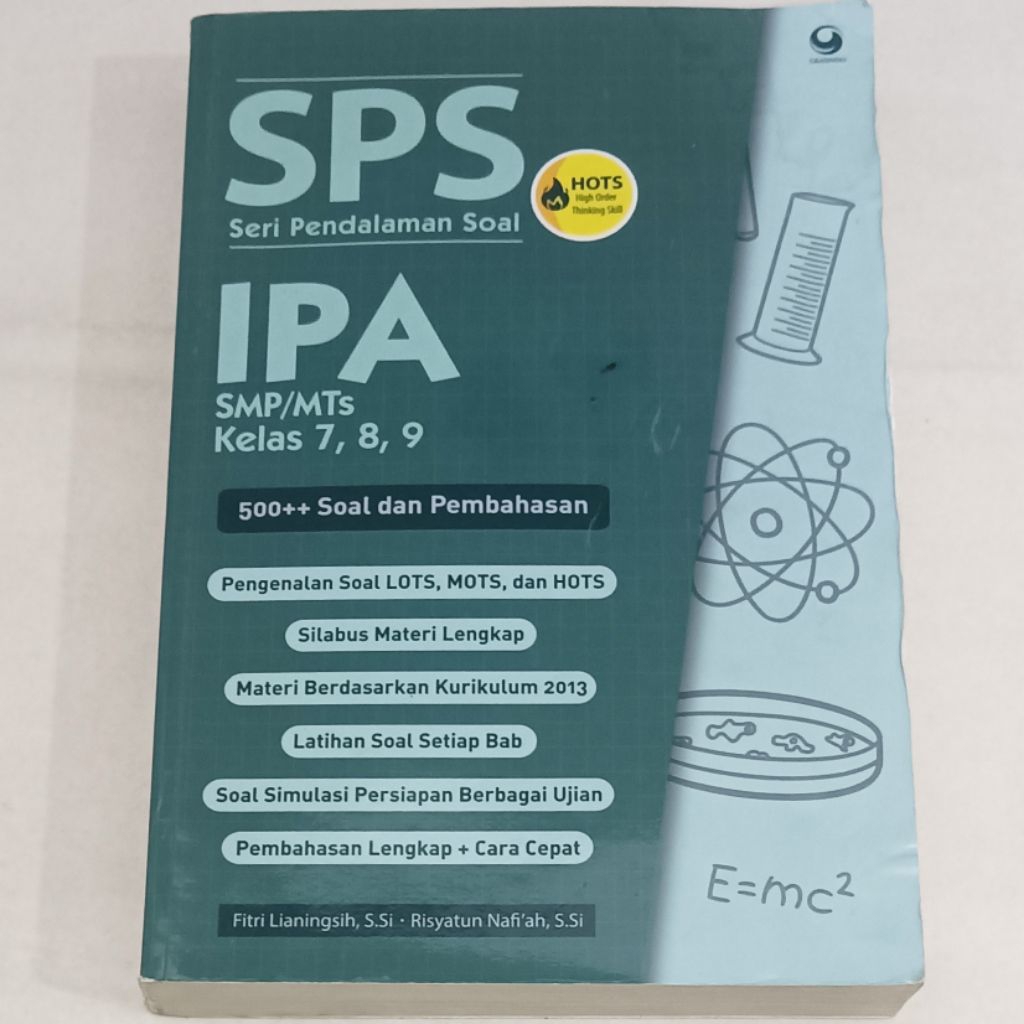 [JUAL MURAH] BUKU SPS: Seri Pendalaman Soal IPA SMP/MTs Kelas 7,8,9