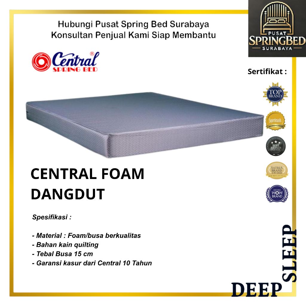 PUSAT SPRINGBED SURABAYA - Central Foam Kasur Busa DANGDUT Murah Bergaransi 10 Tahun