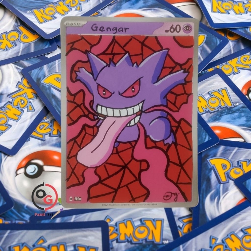 kartu pokemonart gengar