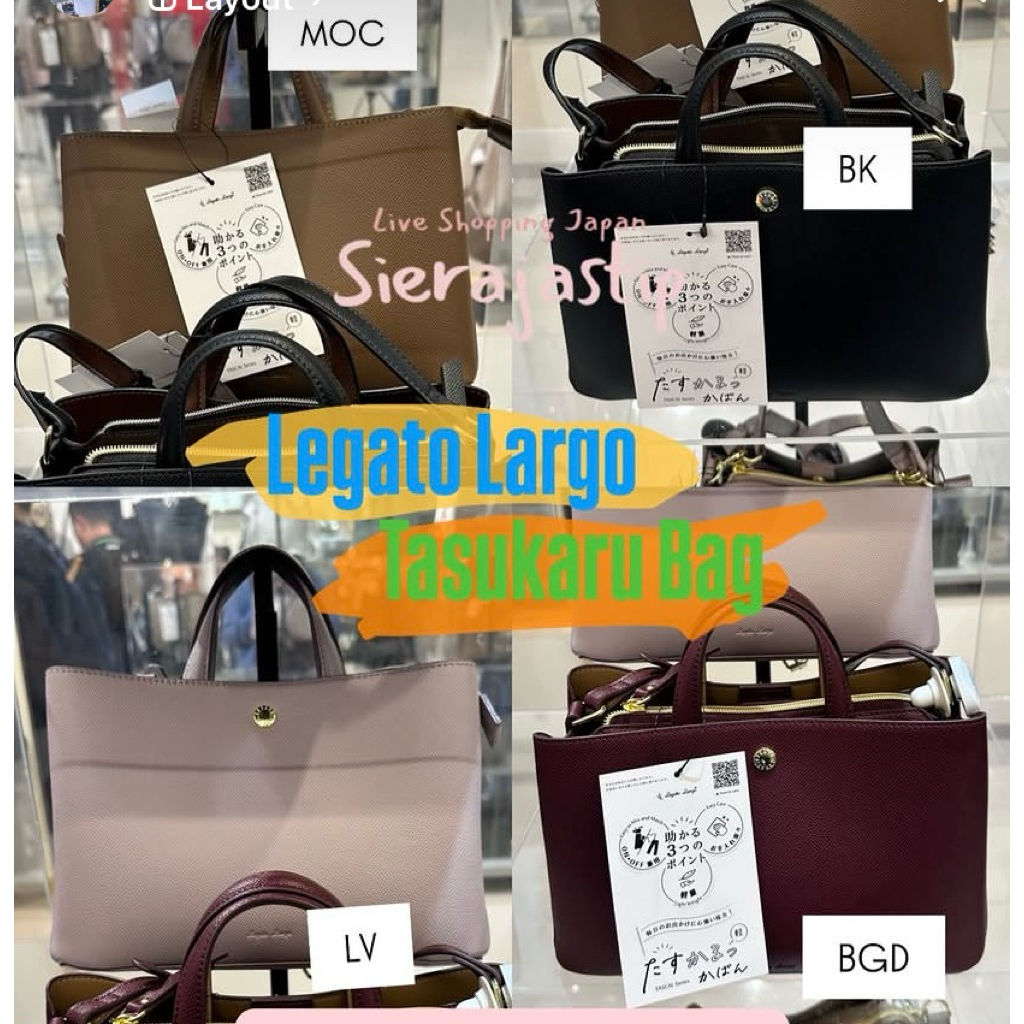 Legato Largo Tasakaru Bag