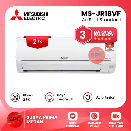 AC SPLIT STANDARD THAILAND MITSUBISHI 2 PK MS-JR18VF