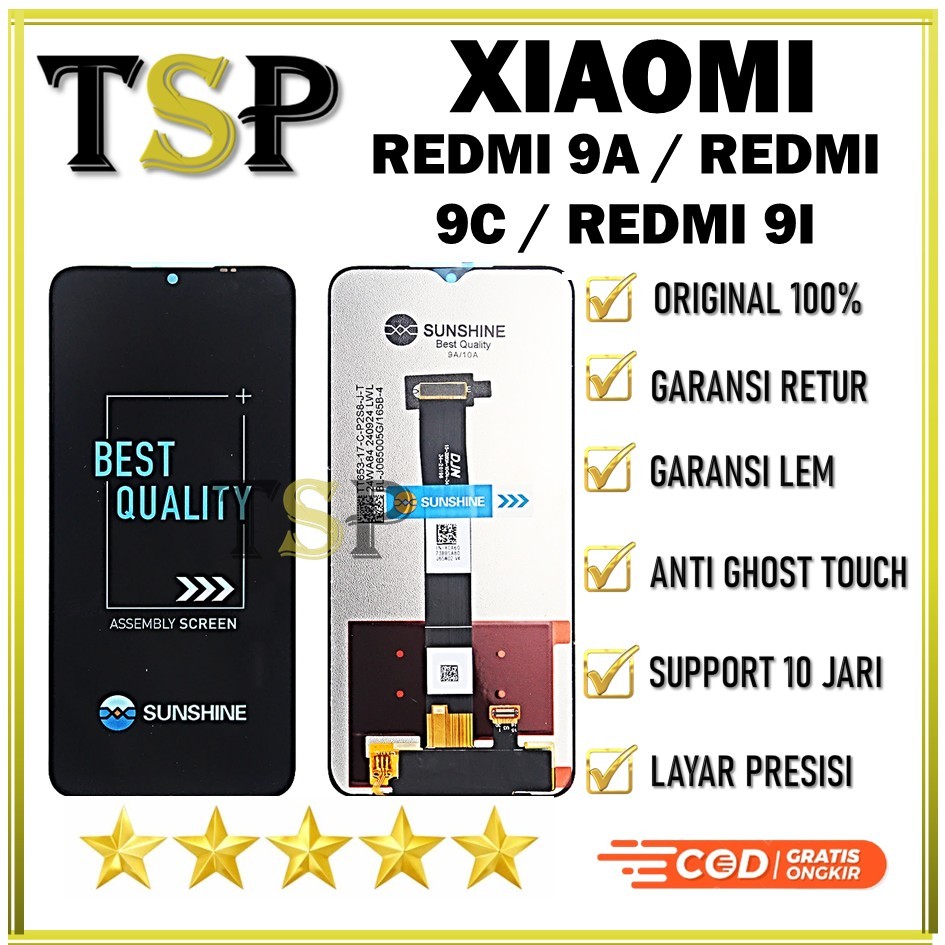 ORIGINAL  LCD XIAOMI REDMI 9A / REDMI 9C / REDMI 9I LCD ORIGINAL 100% HIGH QUALITY