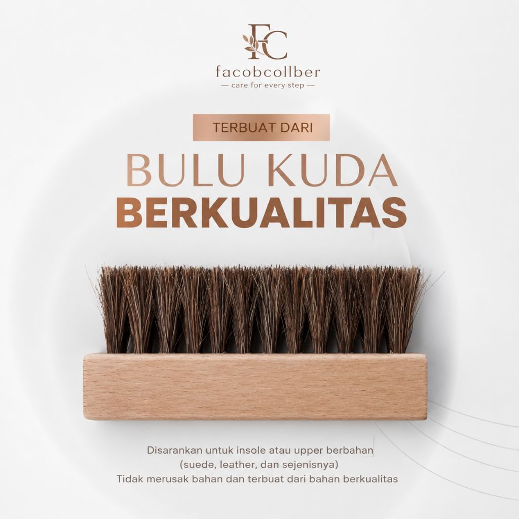 sikat suede bulu kuda