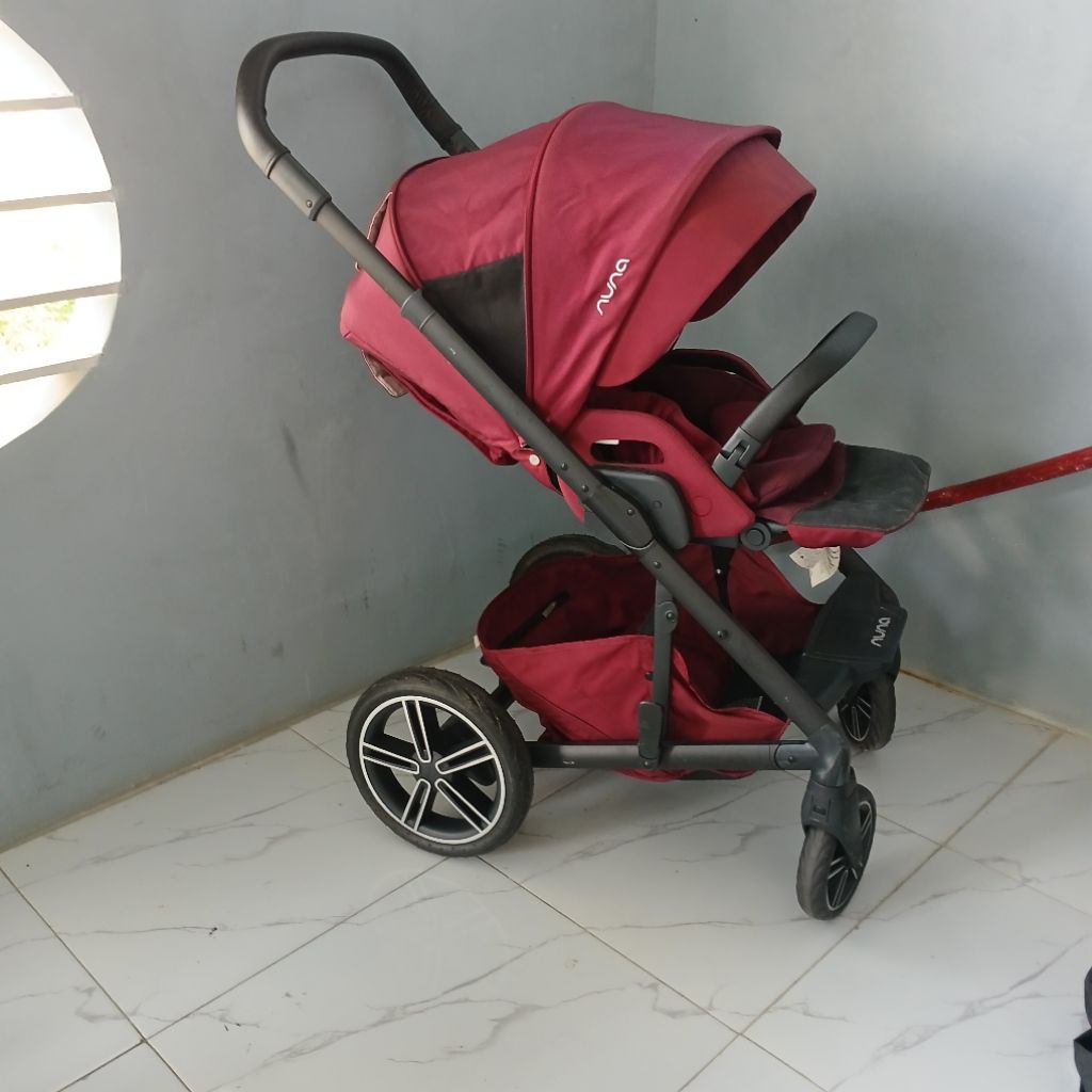 STROLLER NUNA MIXX 2 CAVIAR PRELOVED/BEKAS