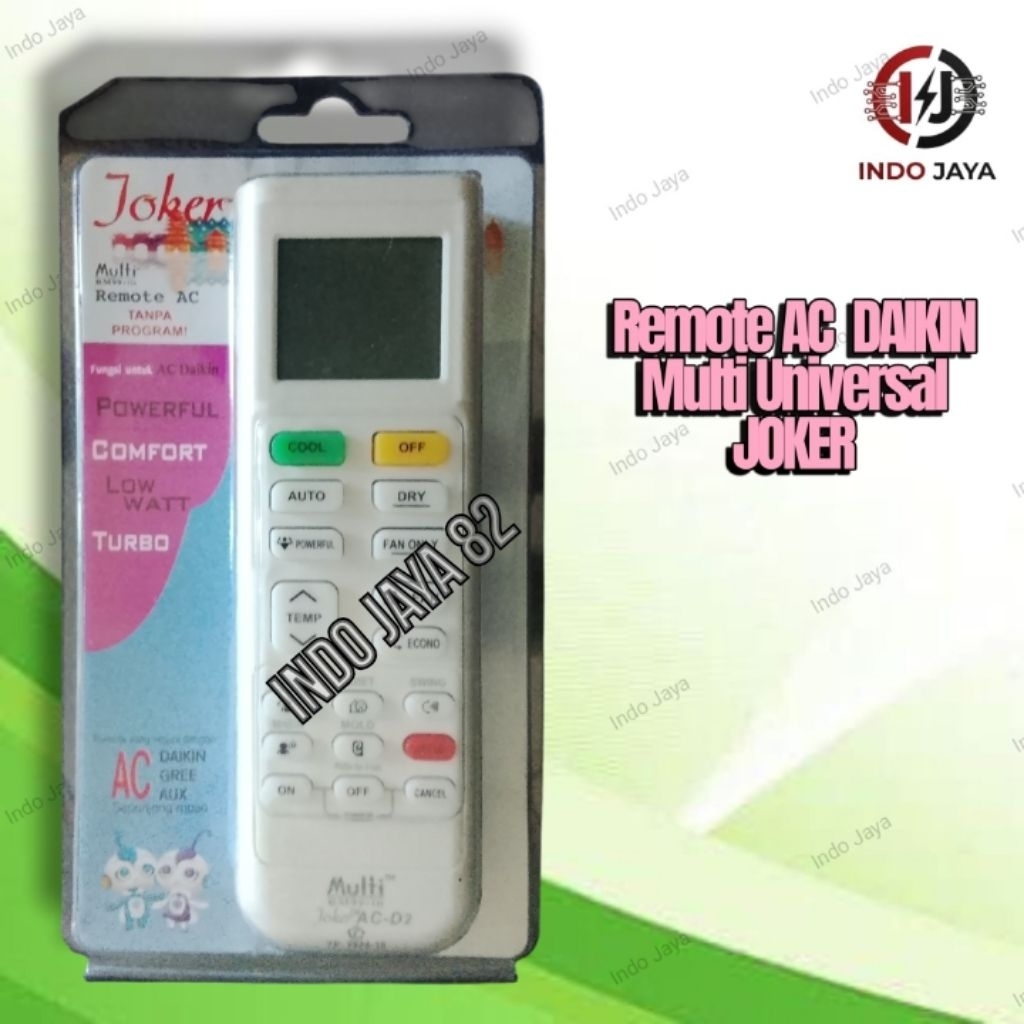 Remote AC DAIKIN MULTI JOKER REMOTE JOKER AC DAIKIN