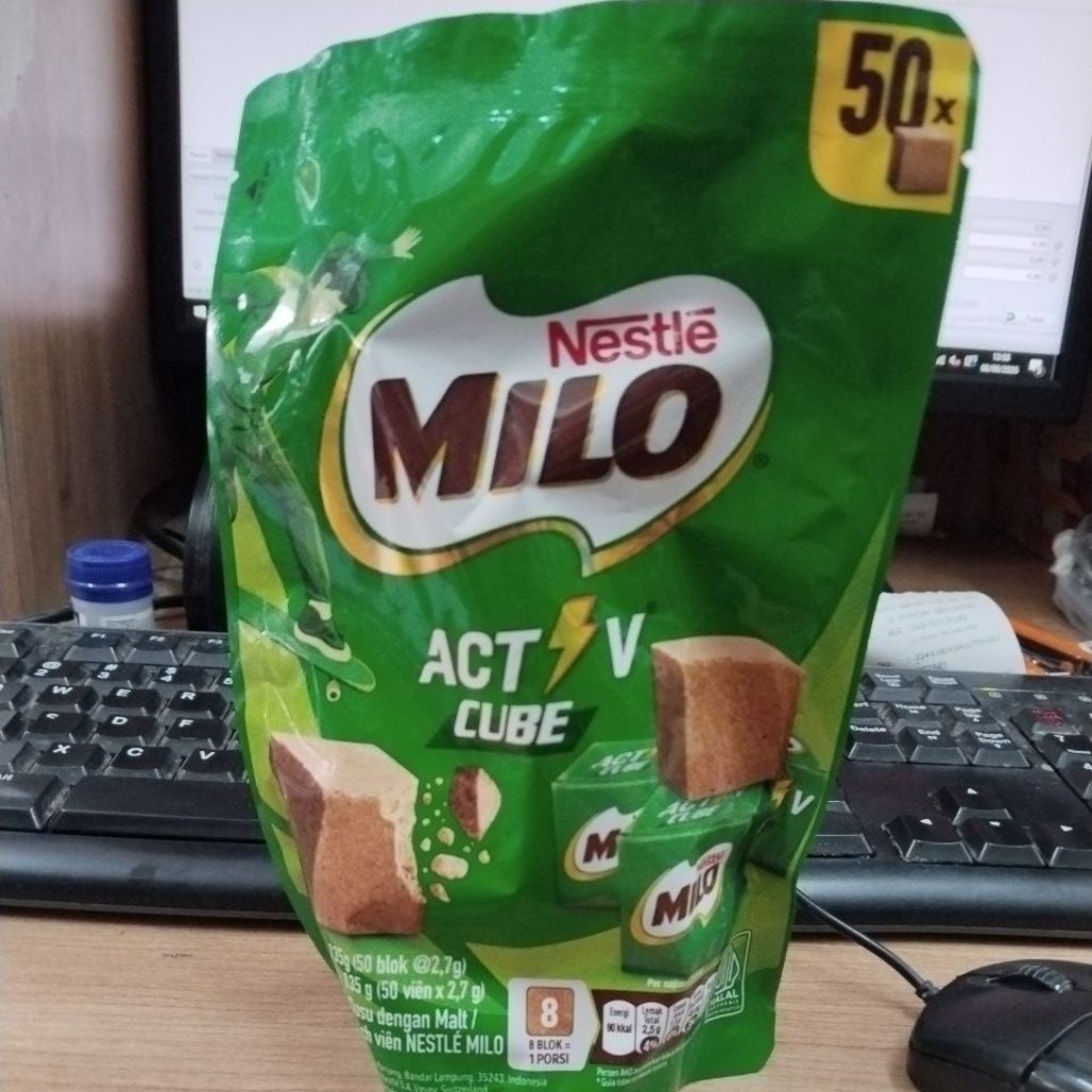 milo cube isi (50 BLOK)