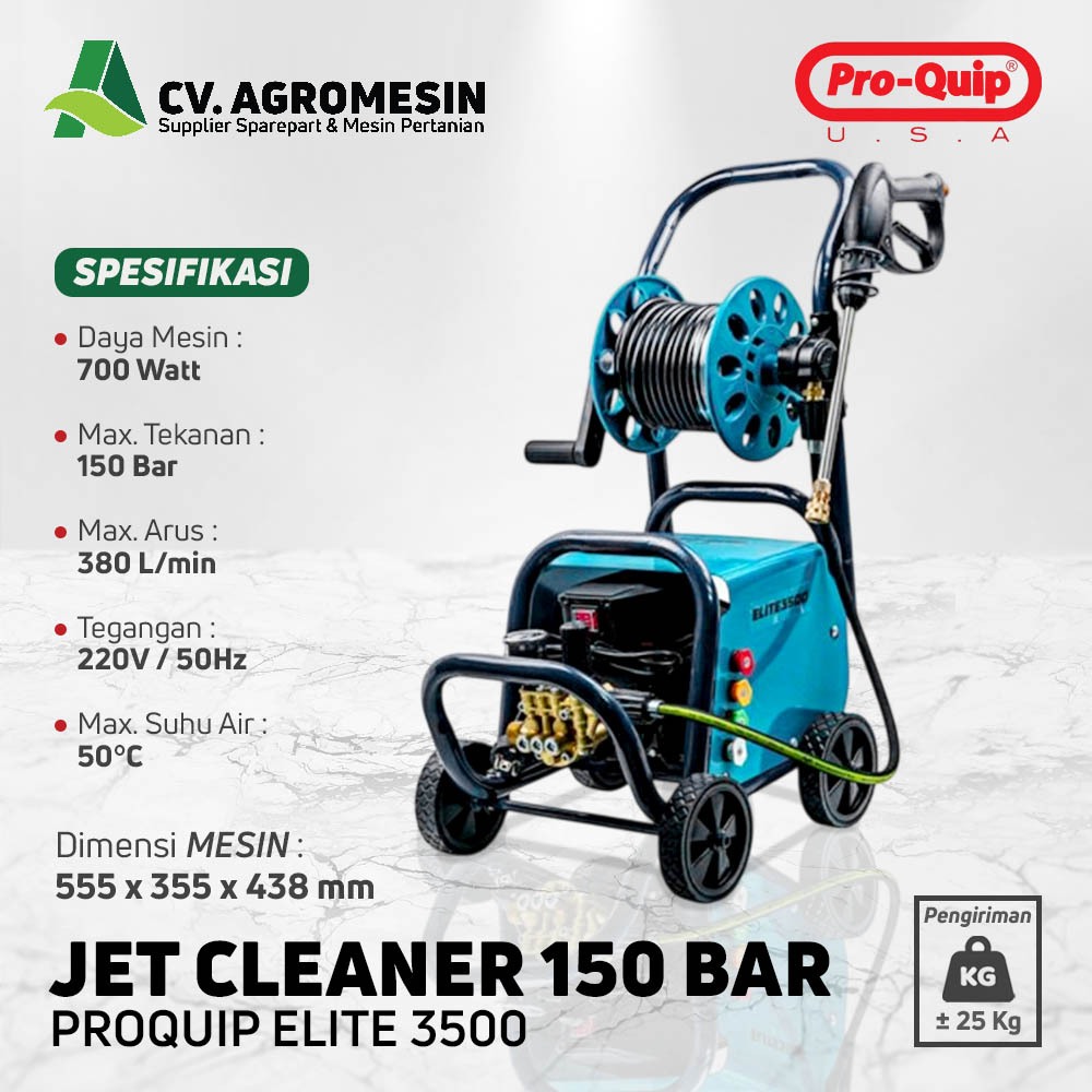 PROQUIP ELITE 3500 HIGH PRESSURE WASHER JET CLEANER 150 BAR