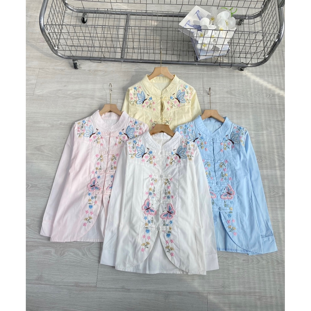 Sevina blouse katun poplin || kemeja blouse katun poplin