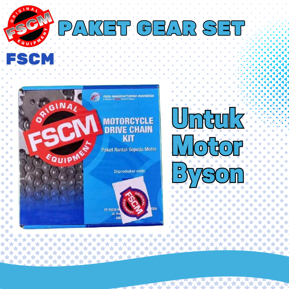 Paket Gear Set Fscm Motor Byson