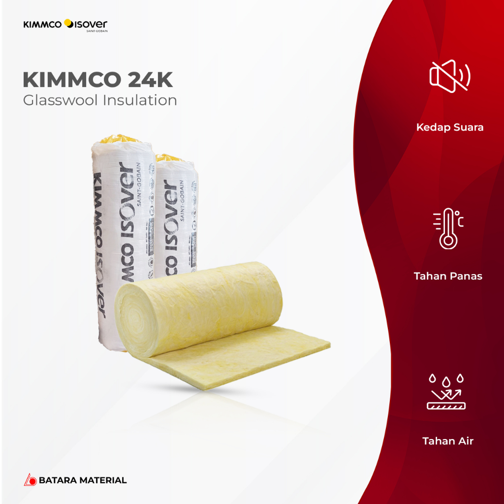 Insulasi Glasswool Kimmco 24K