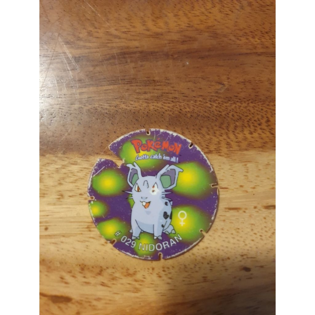 Tazos Spin Pokemon Nidoran