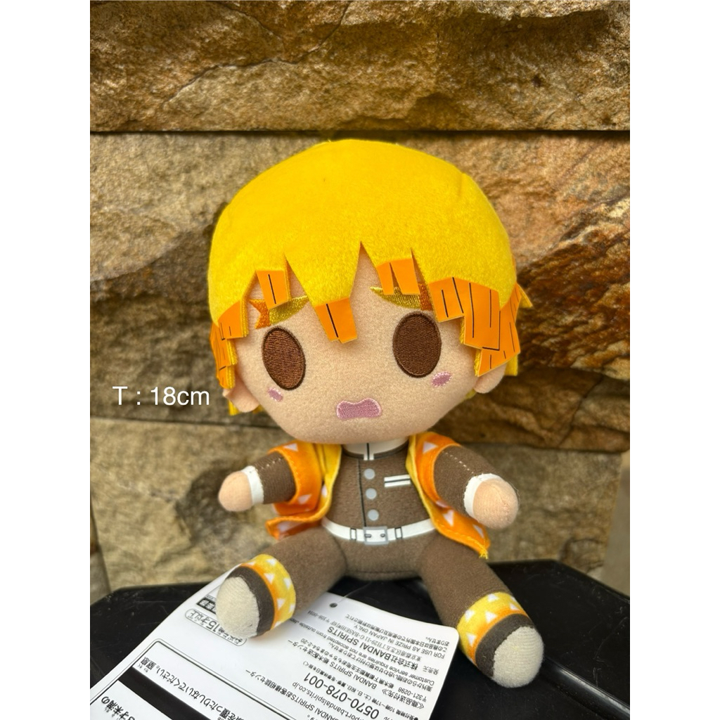 Zenitsu Demon Slayer plush doll Original Japan Bandai