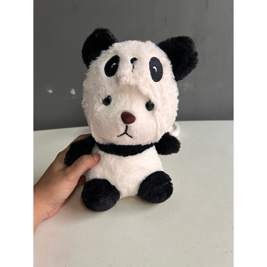 PL boneka panda black and white