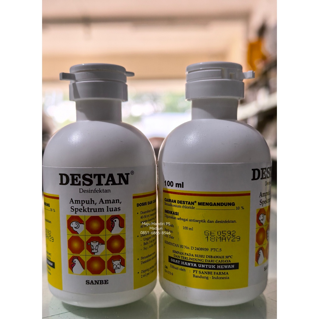 desinfektan antiseptik kandang destan 100ml