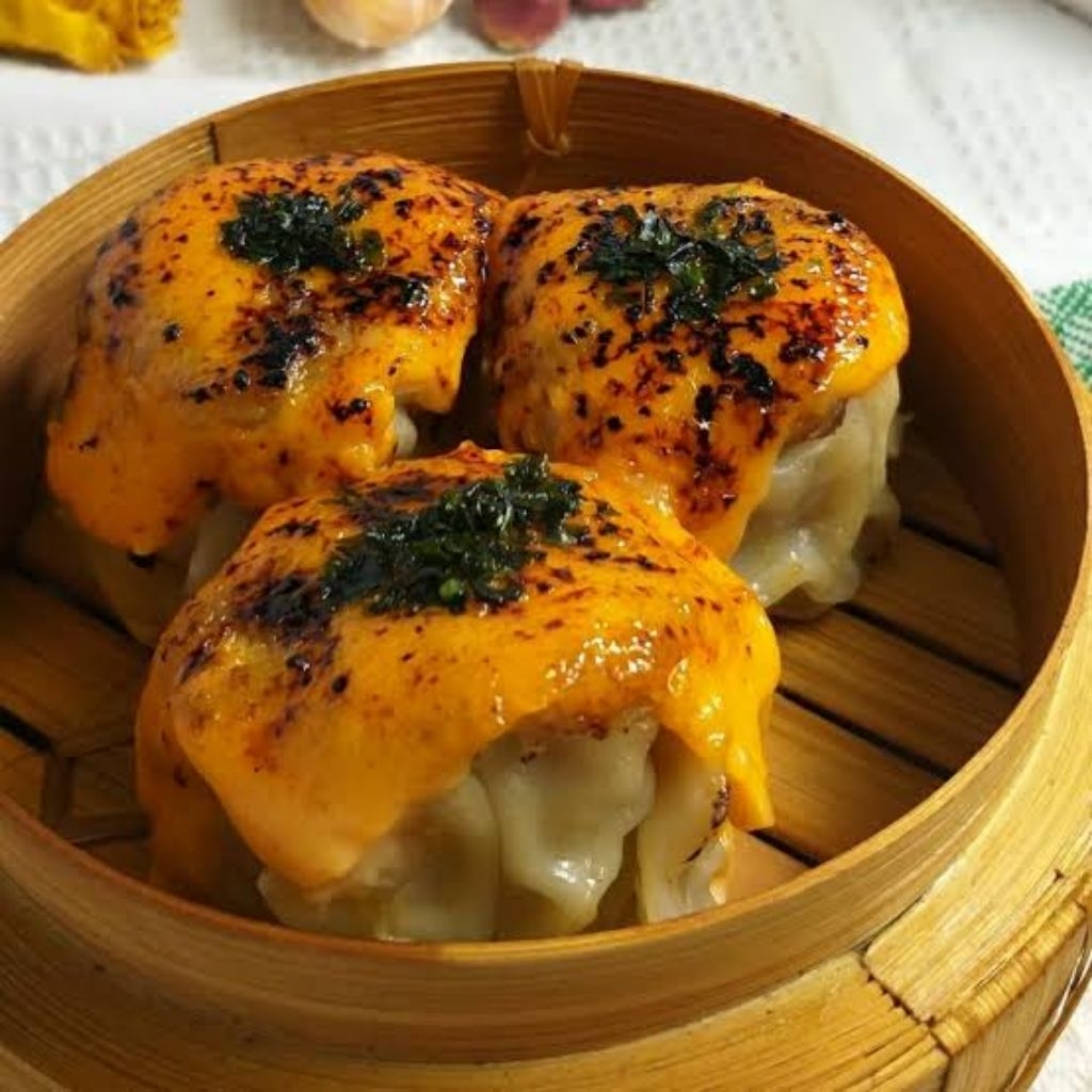 Dimsum Mentai Tobiko dengan Saus Mentai Tobiko Asli
