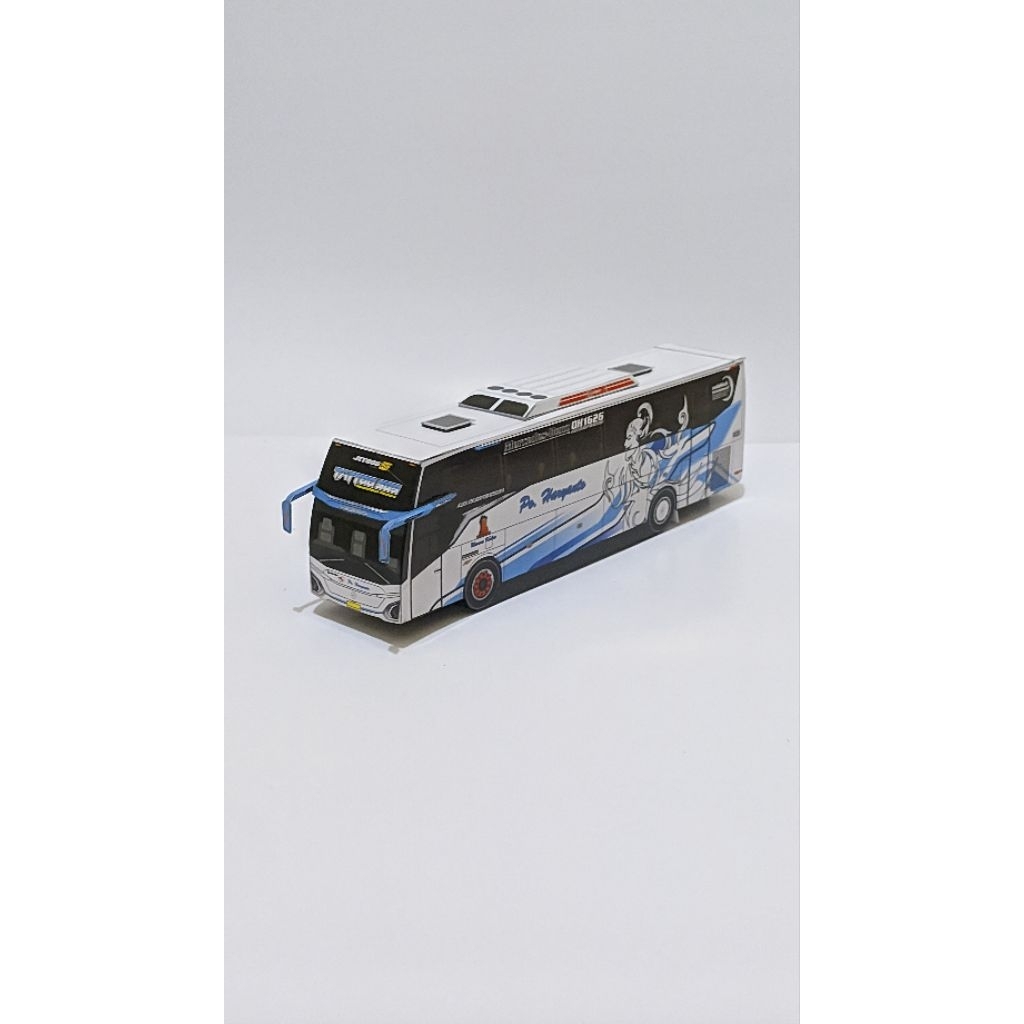 MINIATUR PAPERCRAFT BIS BUS PO. HARYANTO HARYANTO MENARA KUDUS WAYANG MERCEDES-BENZ JETBUS 5 NEW TAT