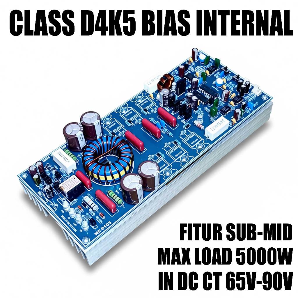 class d 4k5 - 4500watt fitur sub-mid-high